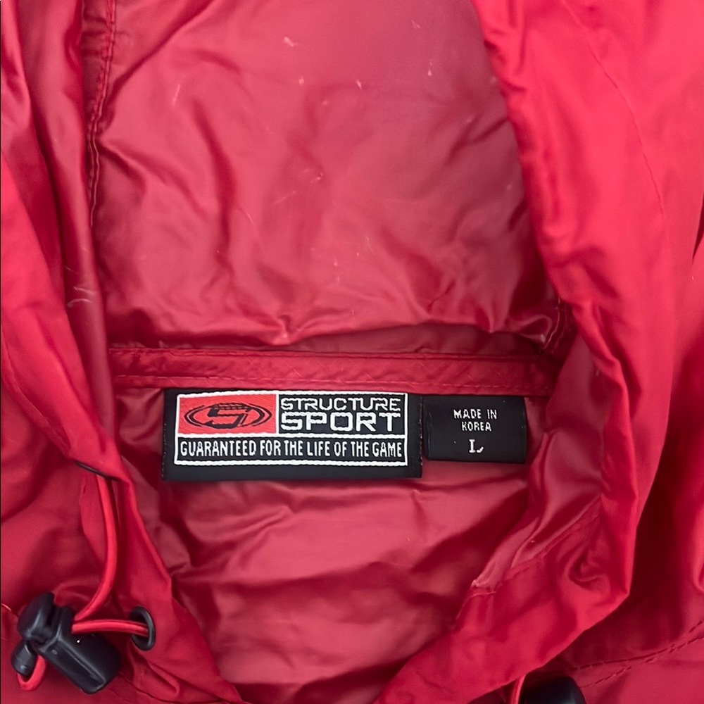 Red Hooded Jacket - Picture 2 of 3